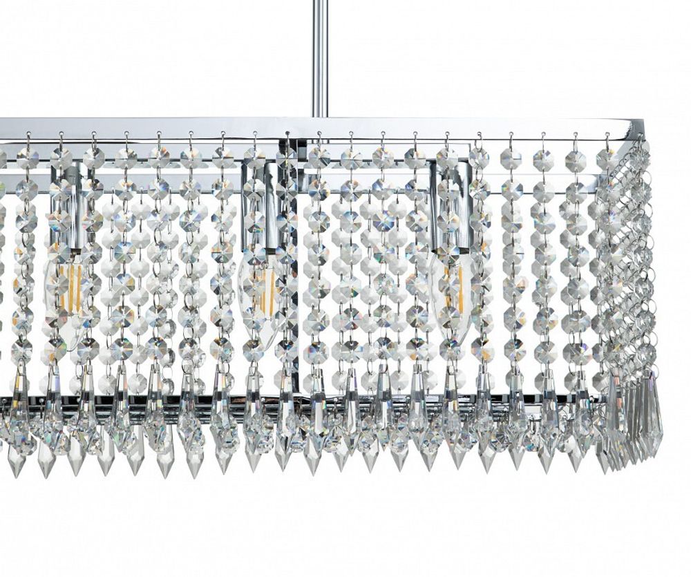 Люстра на штанге Indigo Sfarzo 12005/5RL Chrome