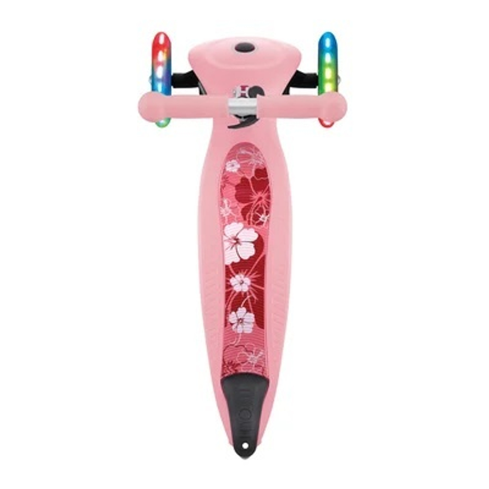 Самокат Globber Junior Foldable Fantasy Lights светло-розовый