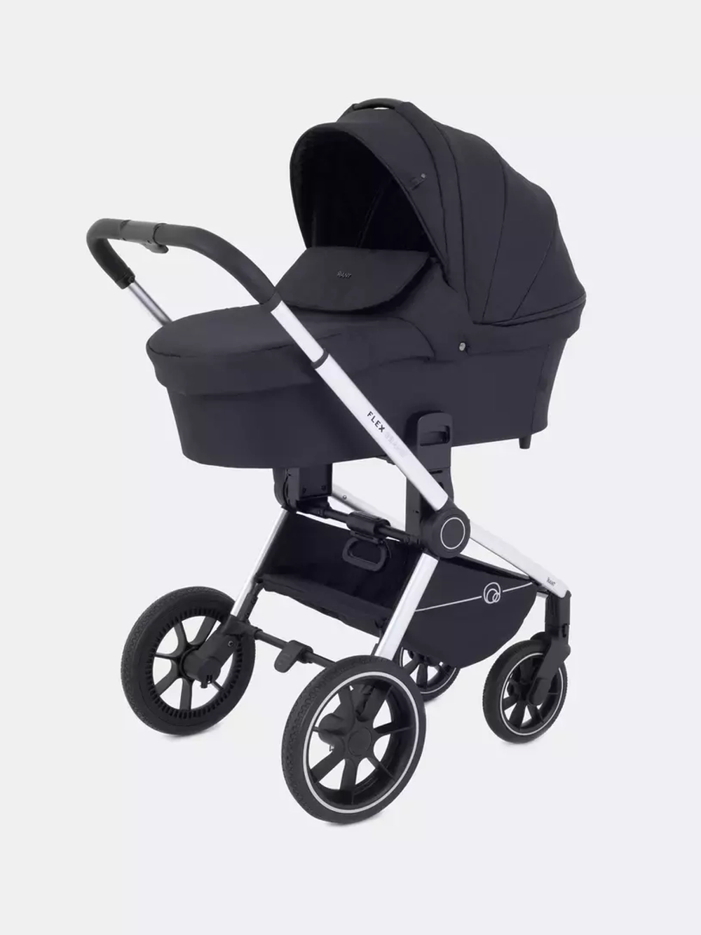 Коляска детская "FLEX GRAND" (2в1) RA072 Midnight Black + сумка