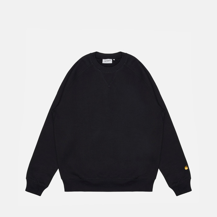 Толстовка мужская Carhartt WIP Chase Sweatshirt артикул:I033660_black - купить в магазине Дайс