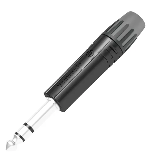 Seetronic MP3X-B Кабельный разъём Jack стерео. Черный корпус. Для кабеля диаметром 4-7 мм.
