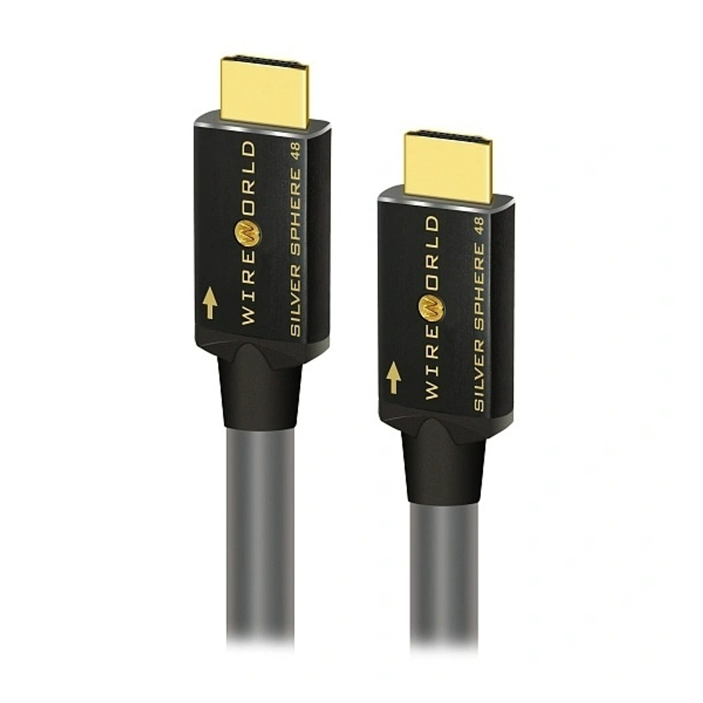 Wireworld Silver Sphere HDMI 48 G, 2.1 Cable 2.0m, кабель  HDMI, 2м. (SSP2.0M-48)