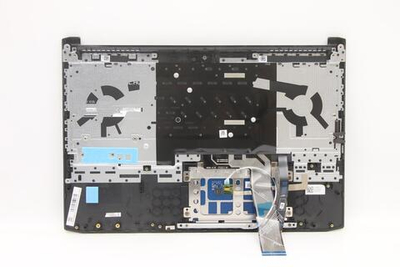 Верхняя панель с клавиатурой (топкейс) для ноутбука Lenovo Gaming 3-15IHU6 / ACH6 с RGB подсветкой, черная, раскладка - русская (5CB1D04606)