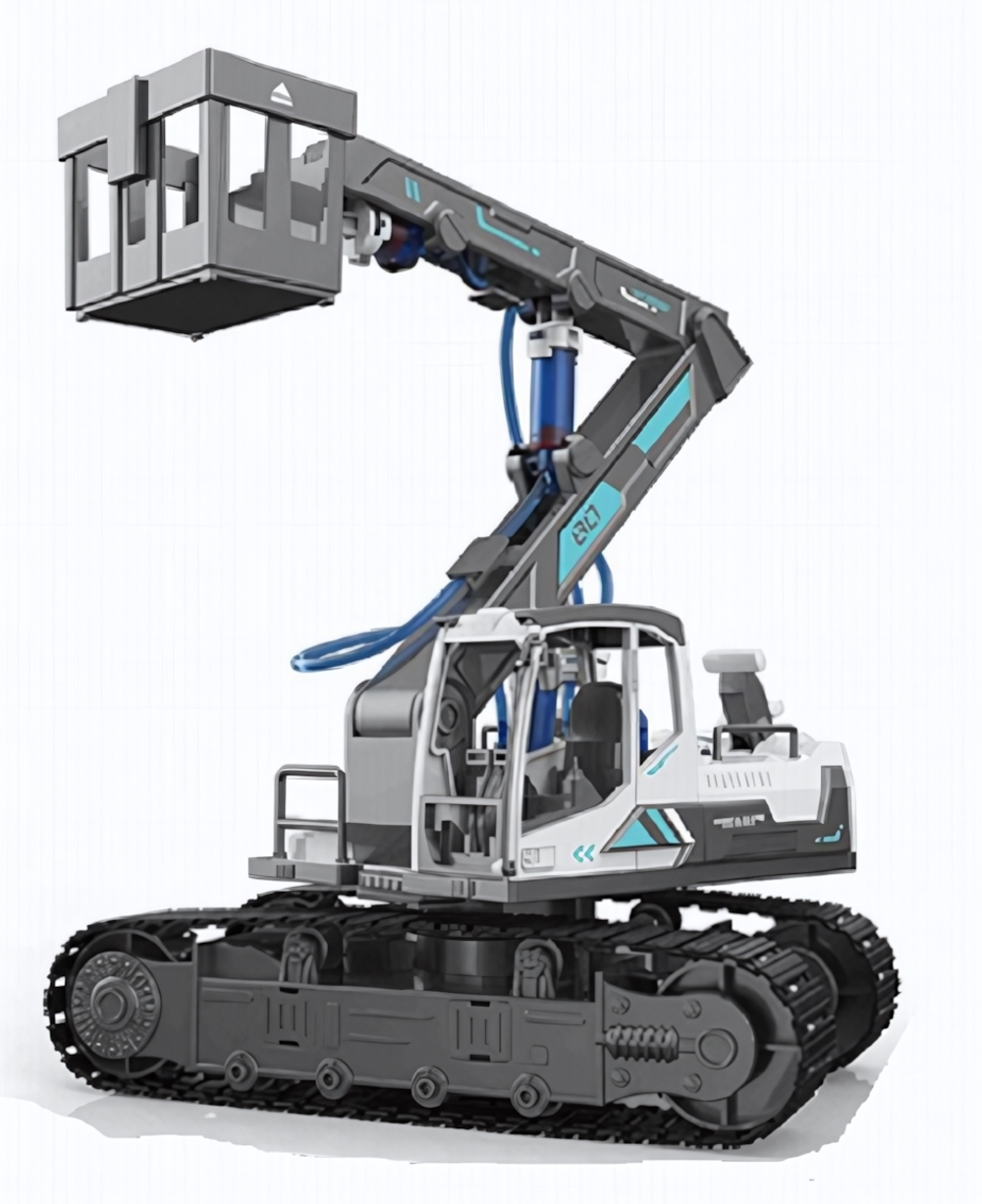 Конструктор гидравлический Строительные машины:Машина с подъемной люлькой WZ-25950 (Junfa)