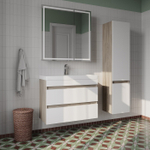 Шкаф-Зеркало с подсветкой IDDIS Zodiac, 80 см, ZOD8000i99