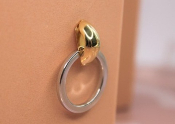 Швенза разъемная 14х5 мм позолота