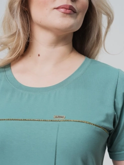 Платье трикотажное летнее трапеция