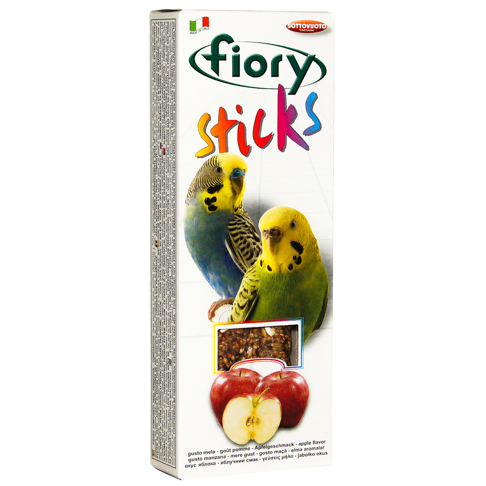 FIORY палочки для попугаев Sticks с яблоком 2х30 г