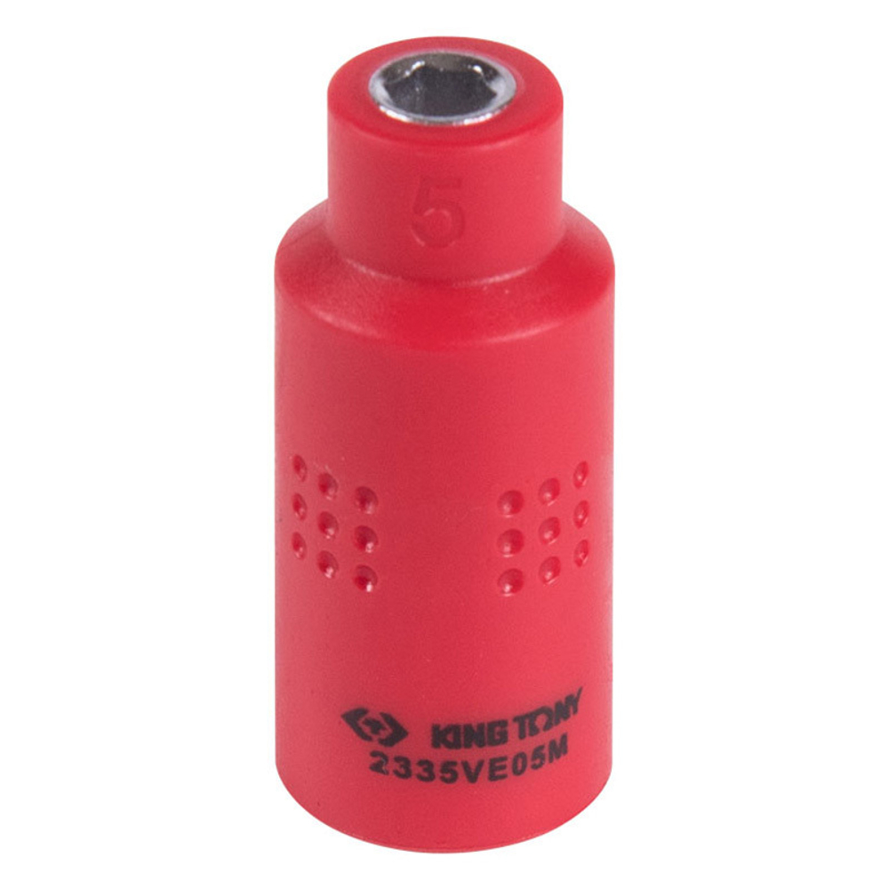 KING TONY (2335VE05M) Головка торцевая диэлектрическая шестигранная 1/4", 5 мм