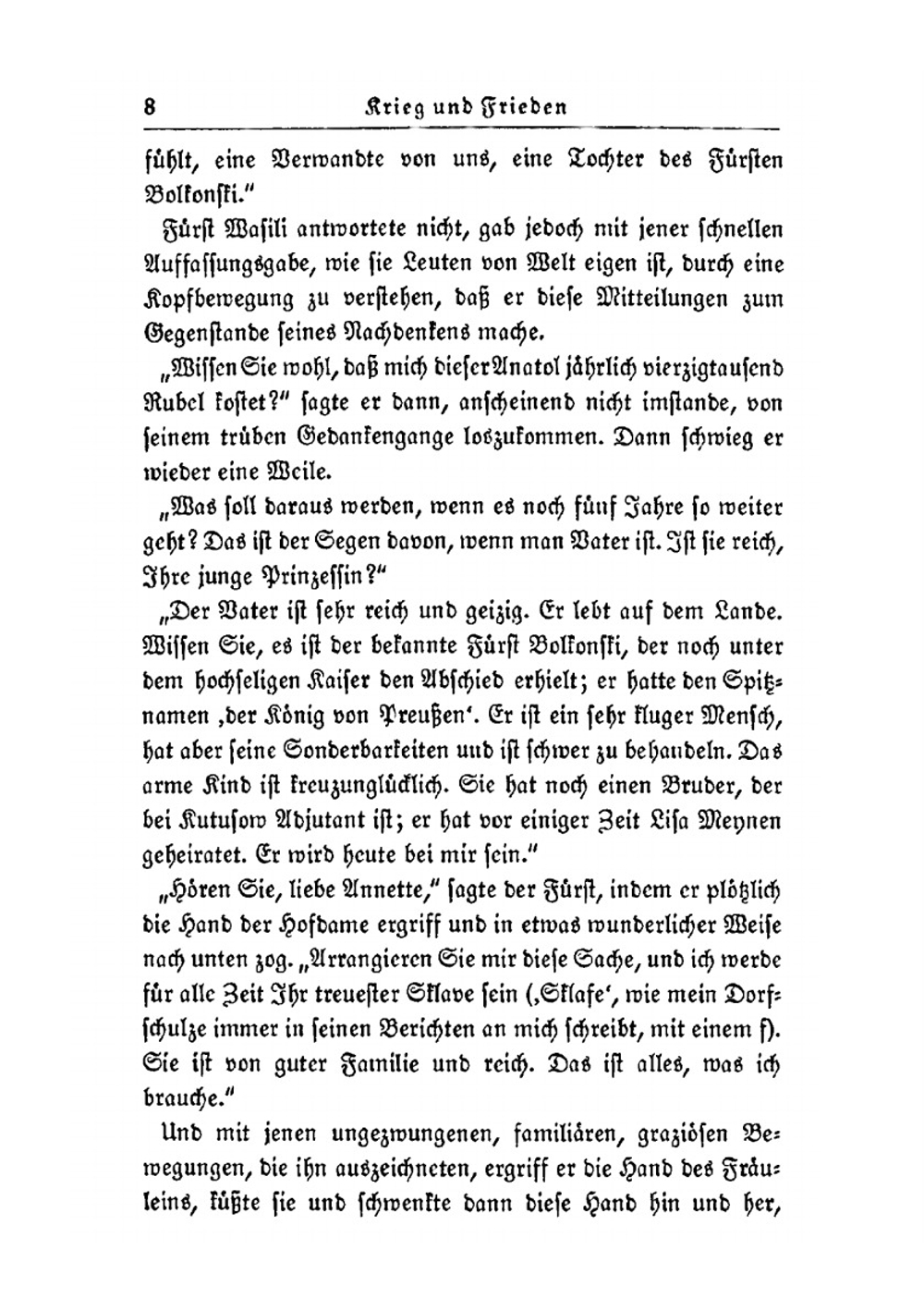 Krieg und Frieden. ein Roman in fünfzehn Teilen mit einem Epilog | L.N.Tolstoi