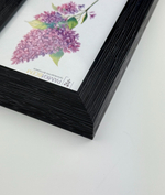 Фоторамка пластиковая 10х15 см, черная, фактура дерево, арт. 1015.628058