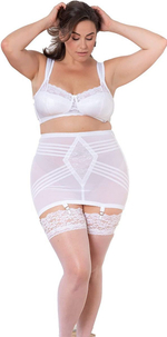 Корсетный пояс для чулок сильной коррекции (Размер: 8X) (Цвет: черный)