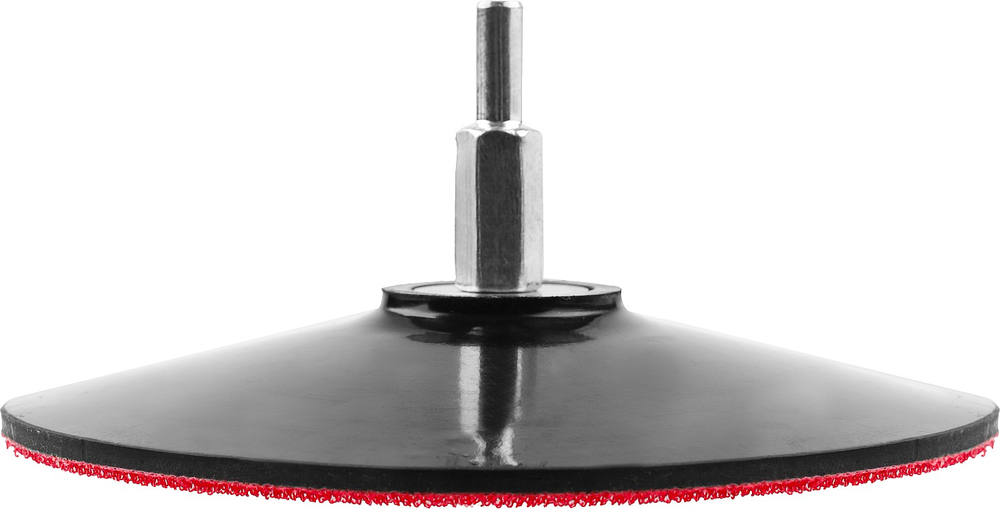STAYER d 125 мм, резиновая, опорная тарелка на липучке для дрели (35740-125)