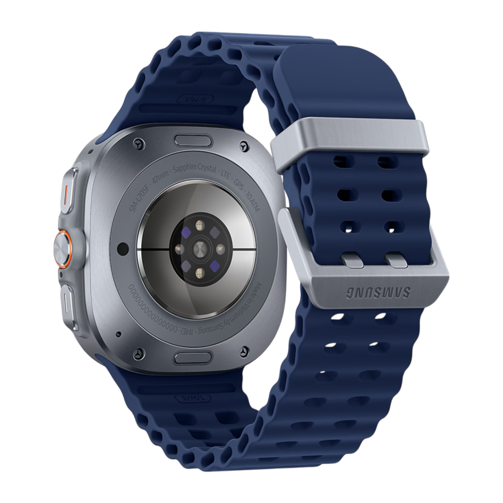 Умные часы Samsung Galaxy Watch Ultra, 47 мм, титан, ремешок Marine (2025) Доступность некоторых функций зависит от используемого смартфона, региона устройства и страны использования