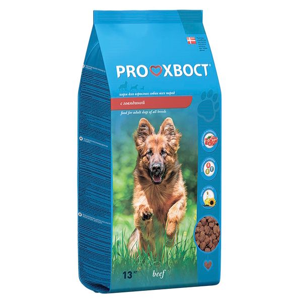 Сухой корм ProХвост для собак с говядиной