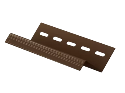 Сливная планка Ю-Пласт коричневый 3,05м