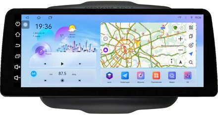 Магнитола для Jeep Renegade 2014-2021 - FarCar монитор 12.3" 2K QLED на Android 14, TS10, CarPlay, 4G SIM-слот