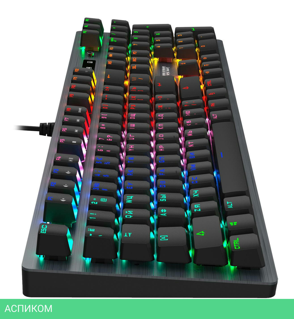 Клавиатура A4Tech Bloody B760 Grey/Neon Black Switch