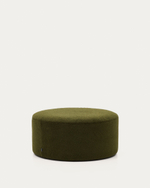 Пуф Kaeli со съемным чехлом из зеленого букле Ø 90 см