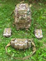 Рюкзак тактический Legioner 55 л с подсумками Cordura 600D Мультикам