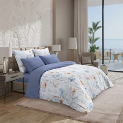 Комплект постельного белья Harmonica 1.5 сп САТИН "Вилора" (нав. 70х70 или 50х70)