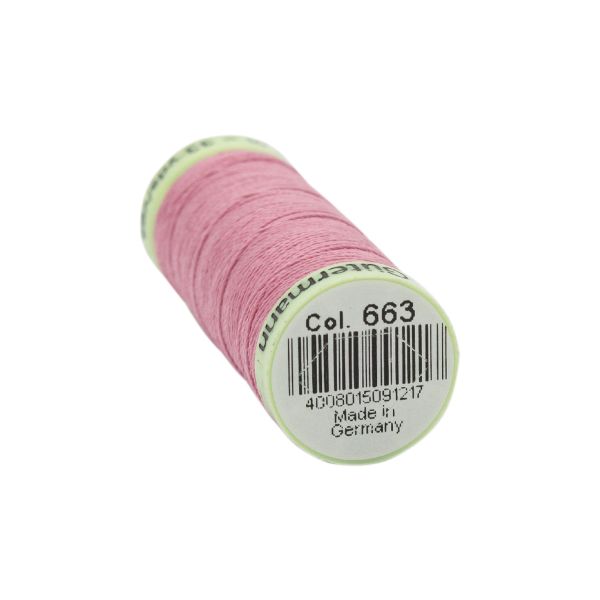 Нитки отделочные Gutermann Top Stitch 30 (30 метров), 5 кат. | 663 т.розовый