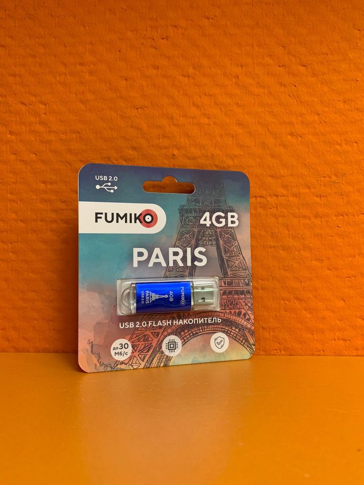 Флешка FUMIKO PARIS 4GB синяя USB 2.0