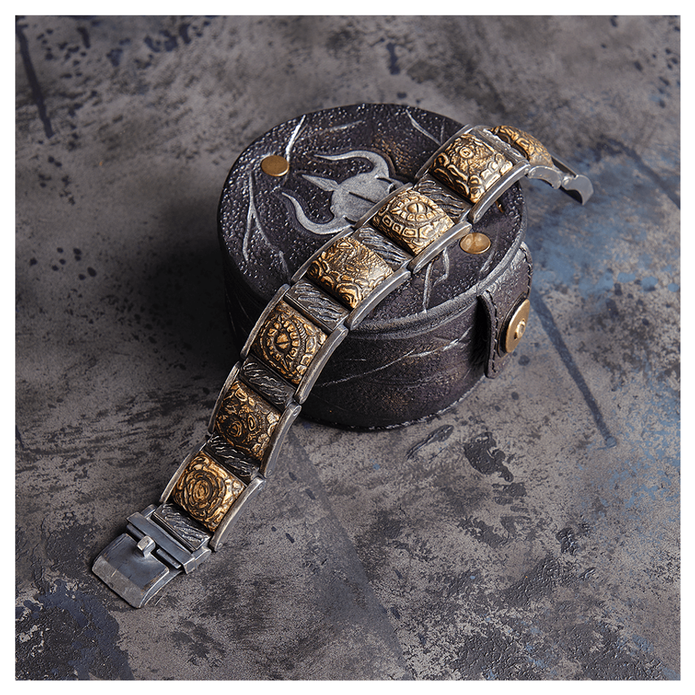 Серебряный браслет «Ящер»