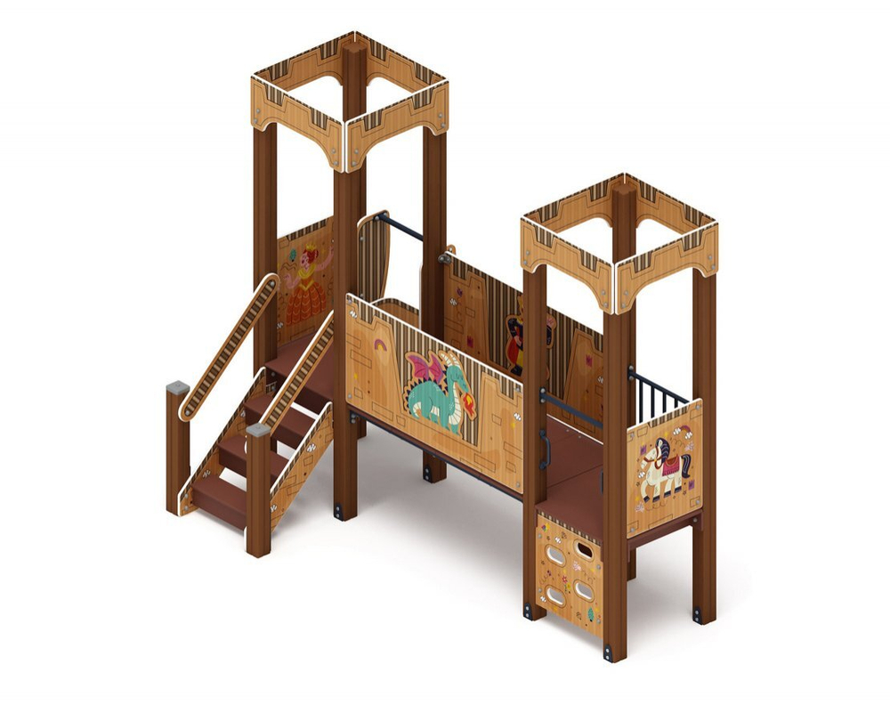 Детский игровой комплекс Королевство (Картонное)