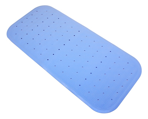 Коврик резиновый ТУБА 34*76 (голубой)