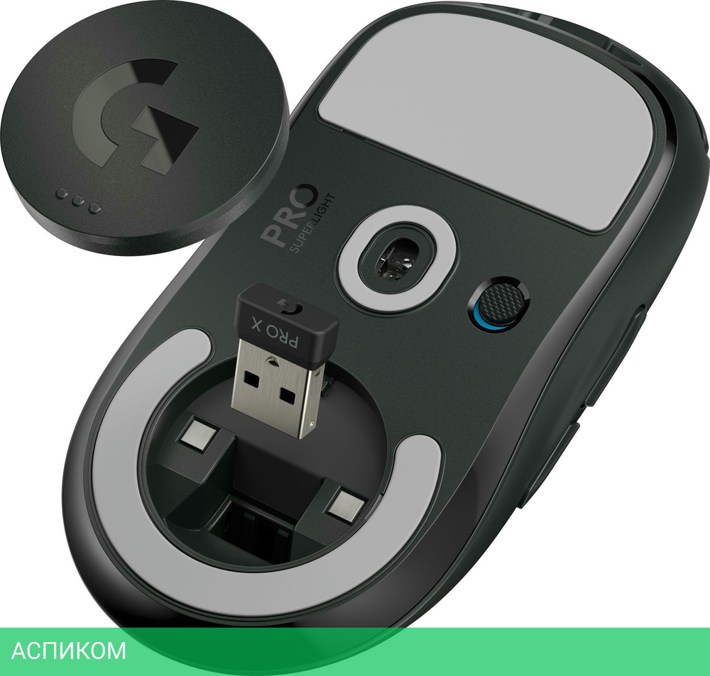 Мышь Logitech G Pro X Superlight черный (910-005884)