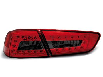 Задние фонари RED SMOKE LED для MITSUBISHI LANCER 8 SEDAN 08-11