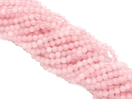 Розовый кварц 6,3мм (нить)