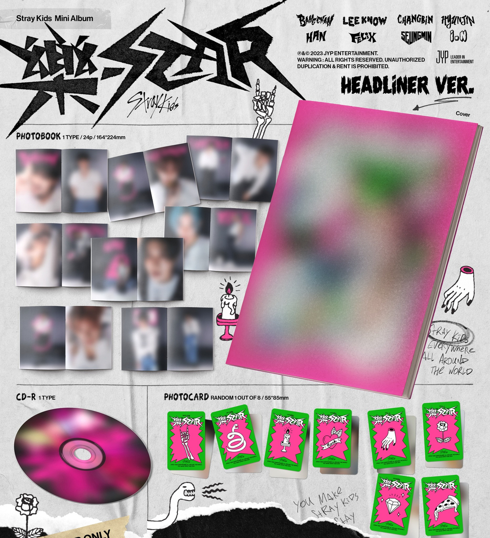 Альбом Stray Kids - ROCK-STAR (HEADLINER VER.)