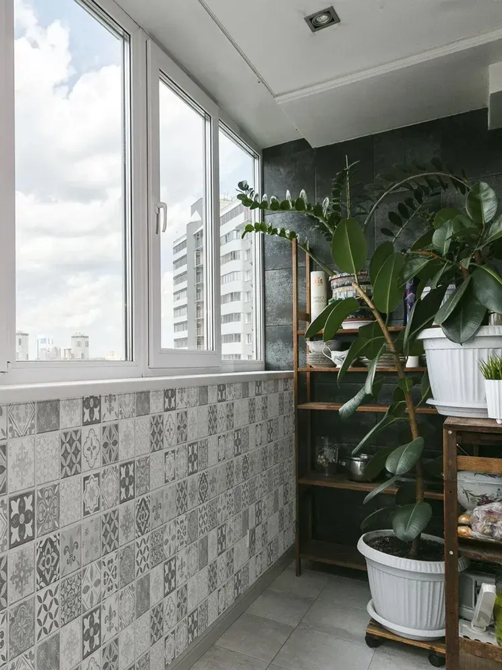 Декоративная стеновая панель ПВХ Пэчворк Грэй 482х482 мм