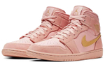 Jordan 1 Mid Coral Gold