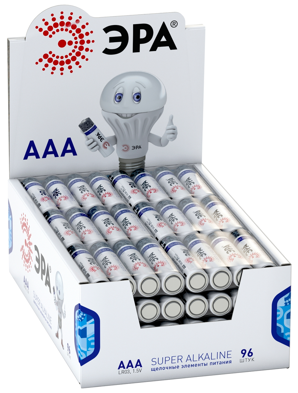 Батарейка Трофи LR03-4S promo-box