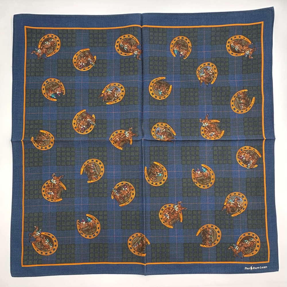 Платок синий Polo Ralph Lauren