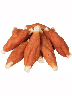 Лакомство "Деревенские лакомства" для щенков Куриные рулетики, 90 г х 3 шт