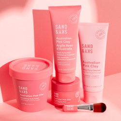 Sand & Sky Australian Pink Clay Flash Perfection Exfoliator - очищающий скраб для сужения пор и придания коже матовости /   100  ml  / GTIN 8886482915030