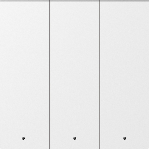 Клавиша 3-я с подсветкой, матовый белый, серия A07