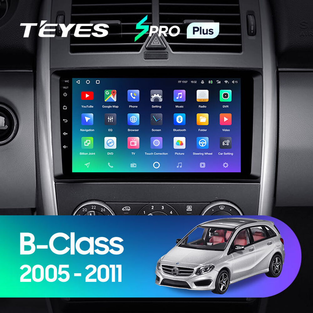 Teyes SPRO Plus 9"для Mercedes-Benz B-Class 2005-2011
