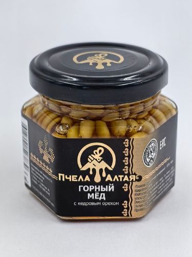 Горный мёд с кедровым орехом