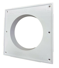 Фланец 200х200 мм квадратный на трубу 160 мм, ФКВ 160 для присоединения воздуховодов