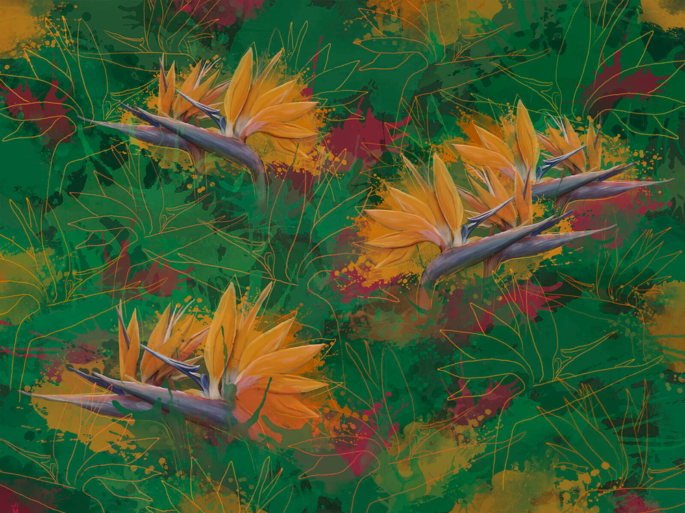 Дизайнерские обои Wall Street Birdly