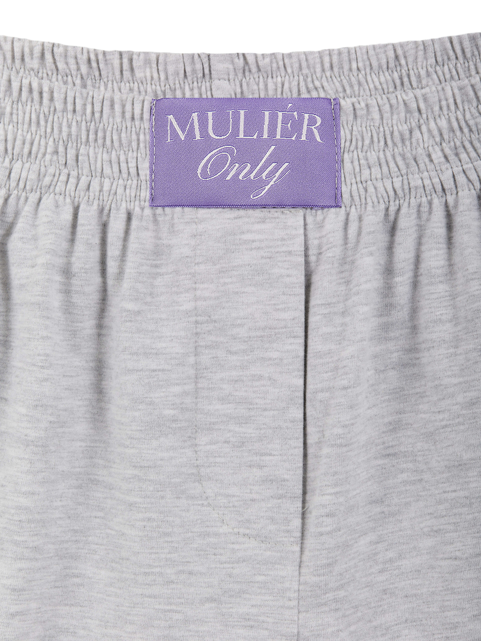 Шорты "Alfa Only x muliér" серые