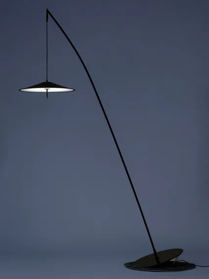 Торшер Rod 225 см, черный