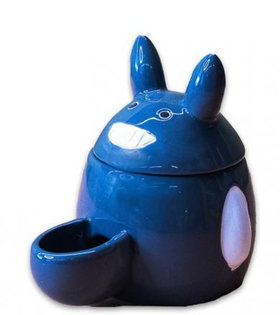 КерамикАрт кормушка для грызунов Тоторо 150 мл, серая (30004)