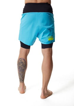 ШОРТЫ МУЖСКИЕ SFA5 ELEVATE 2IN1 | SKYBLUE