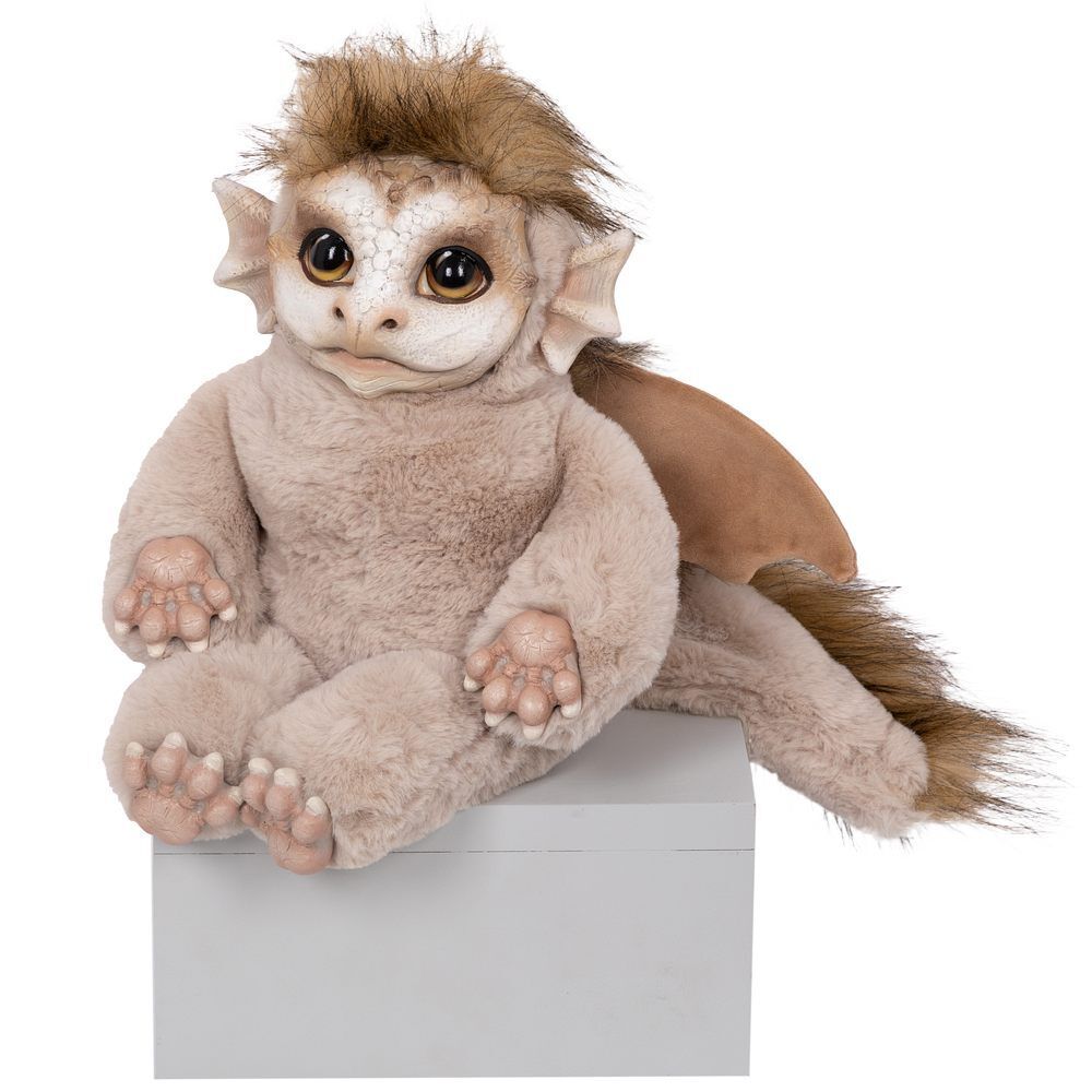 Игрушка мягкая Дракон Бэби Мистик Светло-коричневый